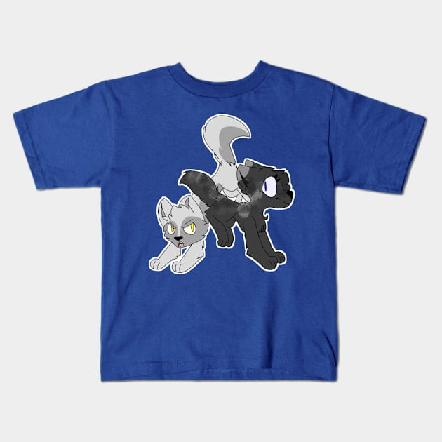 Feldan and Shima (eclipse) Kids T-Shirt by sleepystarling